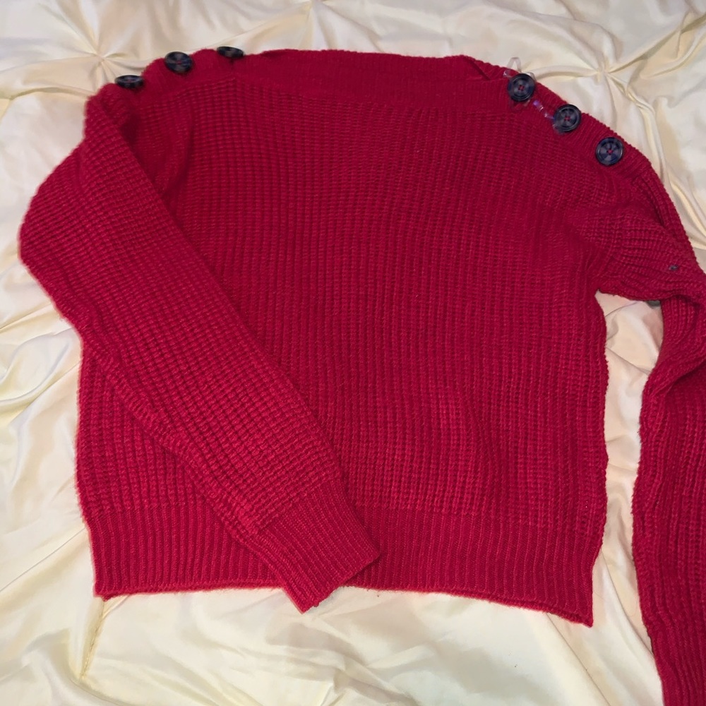 Red Business Sweater